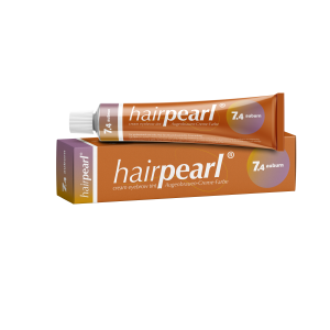 <strong><i>hairpearl </i>Cream Eyebrow Tint <br/>No 7.4 Auburn</strong>
