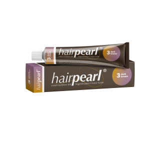 <strong><i>hairpearl </i>Cream Eyebrow Tint <br/>No 3 Dark Brown </strong>