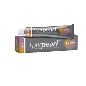 <strong><i>hairpearl </i>Cream Eyebrow Tint <br/>No 1.1 Graphite Grey</strong>