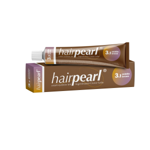 <strong><i>hairpearl </i>Cream Eyebrow Tint <br/>No 3.1 Medium Brown</strong>