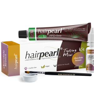 hairpearl PPD-free "Tinting Kit Mini" - Chocolate Brown