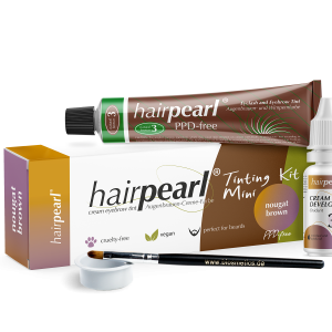 hairpearl PPD-free "Tinting Kit Mini" -  Nougat Brown (natural brown)